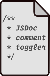 jsdoc comment toggler